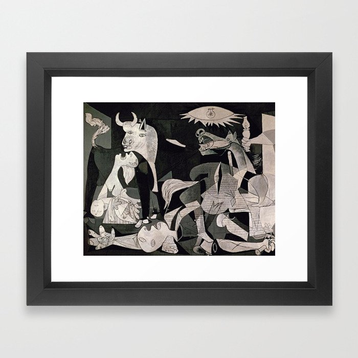 GUERNICA #1 - PABLO PICASSO Framed Art Print by ...