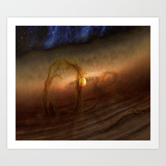They're out there Art Print