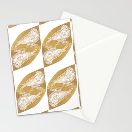 Yellow little bird Stationery Cards