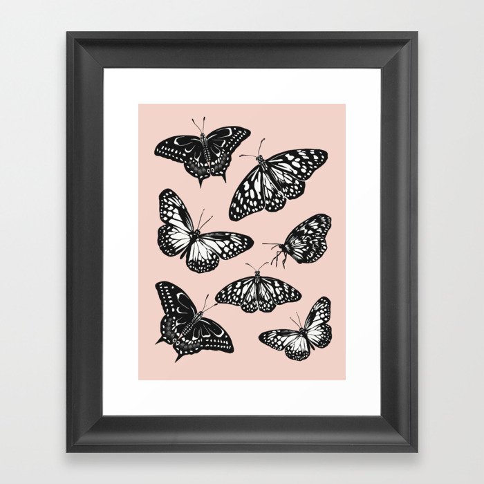 Butterflies Framed Art Print