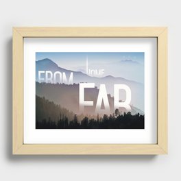 Far from Home Recessed Framed Print