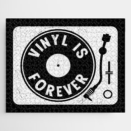Vinyl Is Forever Retro Music Jigsaw Puzzle