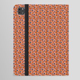 Mini Floral - Orange Blue iPad Folio Case