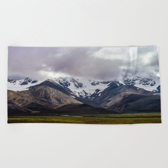 mountains Beach Towel
