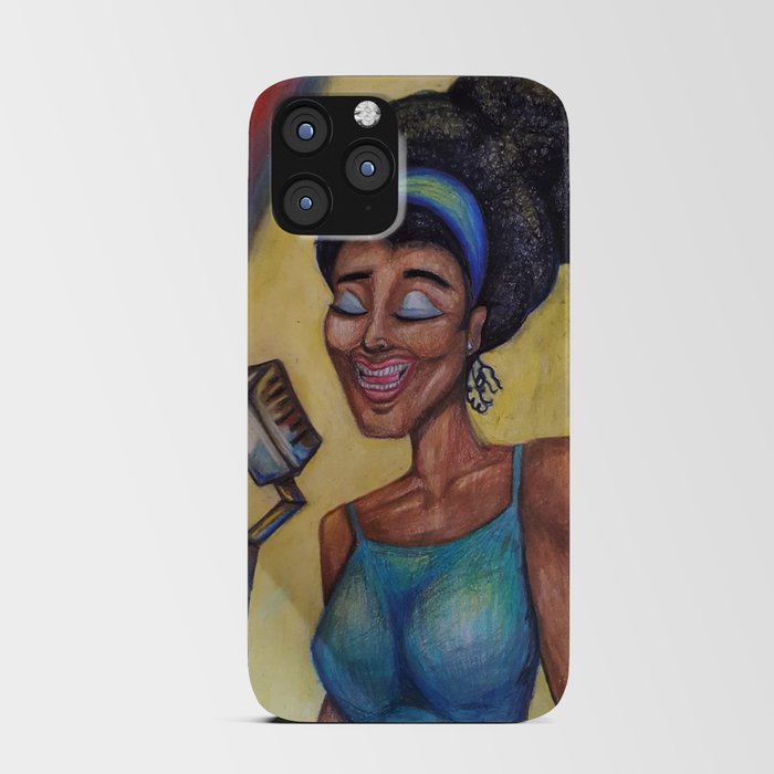 Blues Lady iPhone Card Case