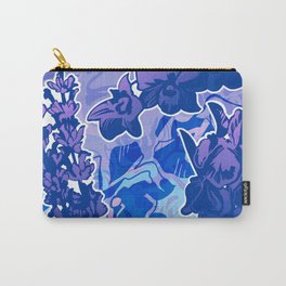 Lavender, Orchid, and Iris Carry-All Pouch