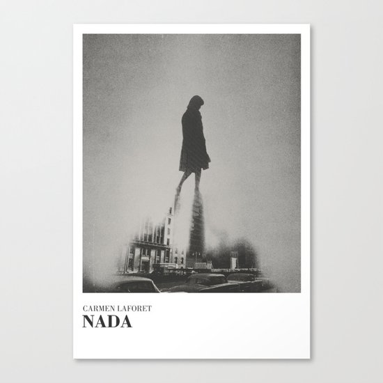 Nada - literary art series Canvas Print