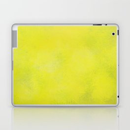 Bright yellow lemon green Laptop Skin