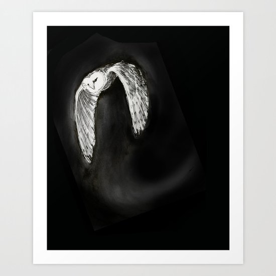 Owl Art Print