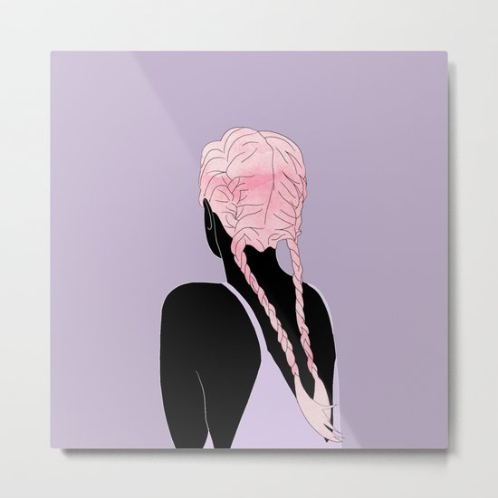 Braids Metal Print