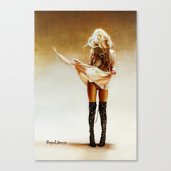 Con faldas y a lo loco! Canvas Print