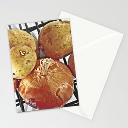 Potatoes and Onions Stationery Cards