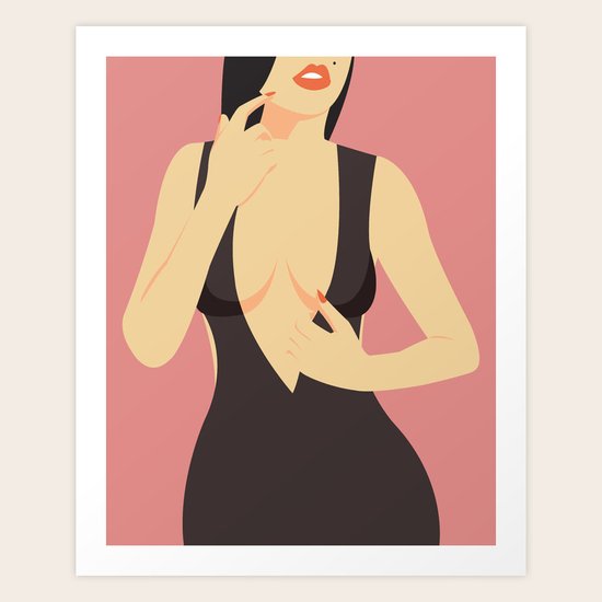 Tempted Girl Art Print