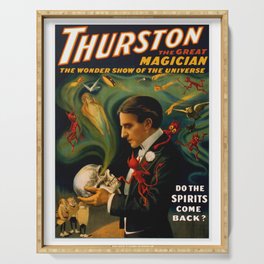 Thurston The Great Magician - Spirits Serving Tray