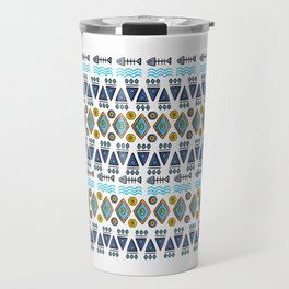 Nubian Pattern Travel Mug