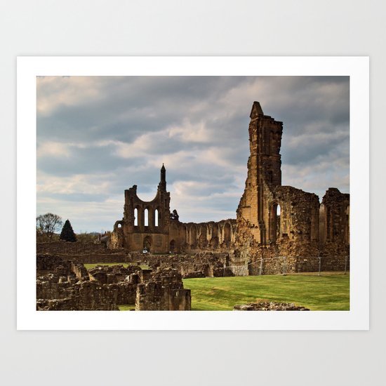 Byland Abbey 2 Art Print