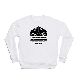 d20 Horizon - Numbers (Black) Crewneck Sweatshirt