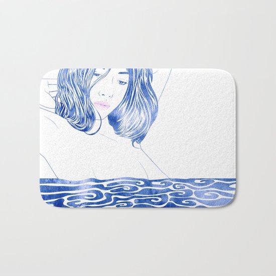 Water Nymph LXXXI Bath Mat