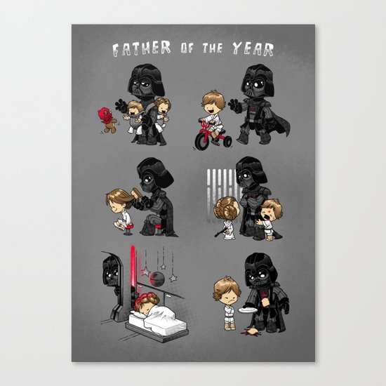 Father of the Year Canvas Print