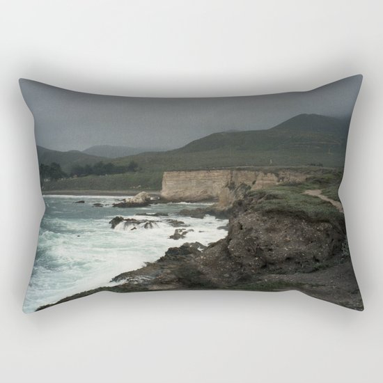 Montaña De Oro Stormy Hills Rectangular Pillow