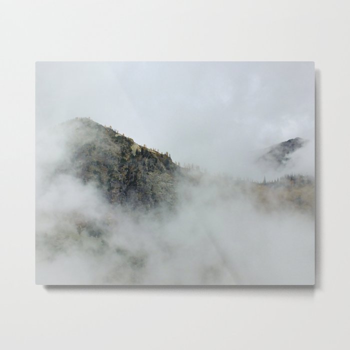 Misty mountains  Metal Print