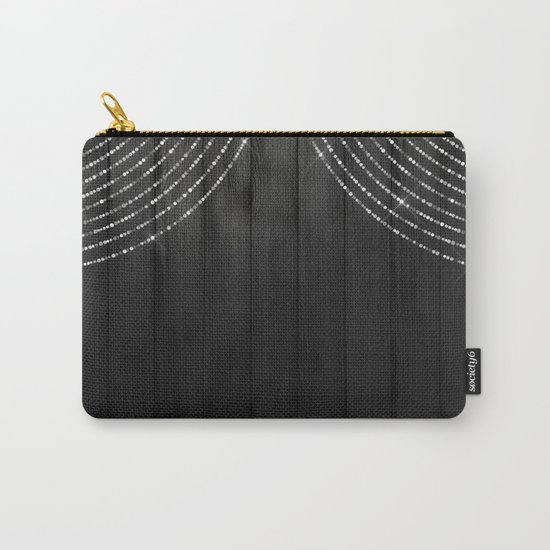 Fairy Lights on Wood 06 Carry-All Pouch