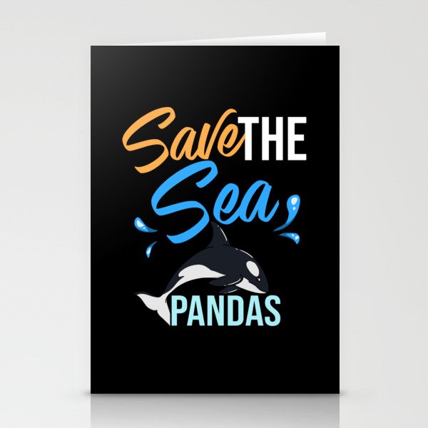 Killer Whale Orca Save The Arctic Ocean Stationery Cards