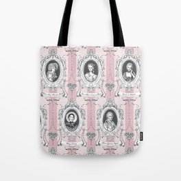 Science Women Toile de Jouy - Pink Tote Bag