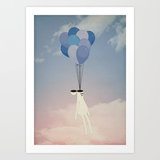 s a f e t y h e a d Art Print