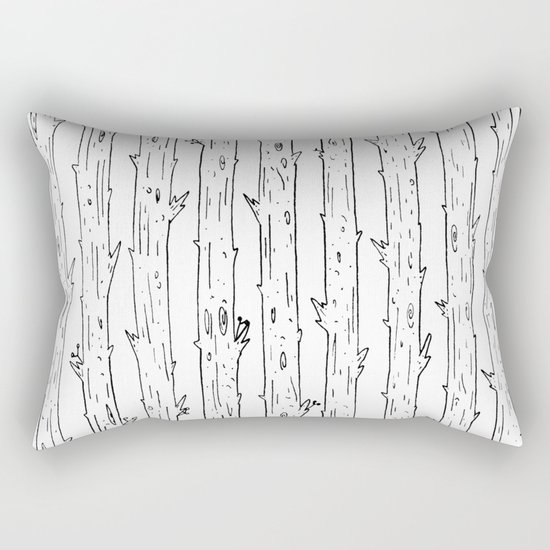 Winter Trees Rectangular Pillow