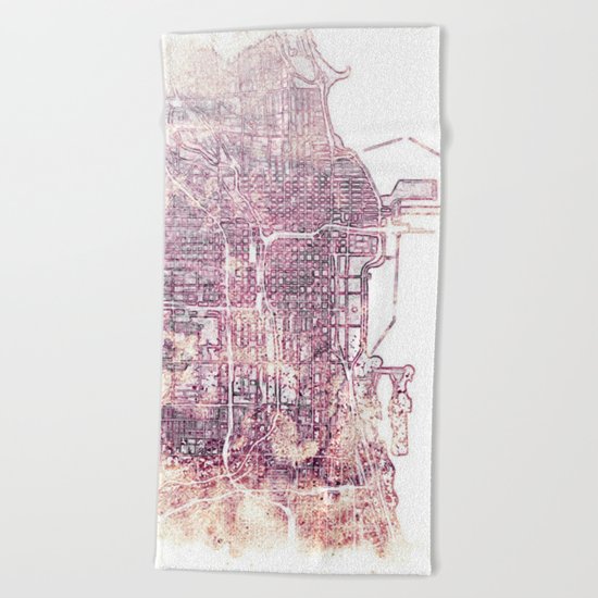 Chicago Beach Towel