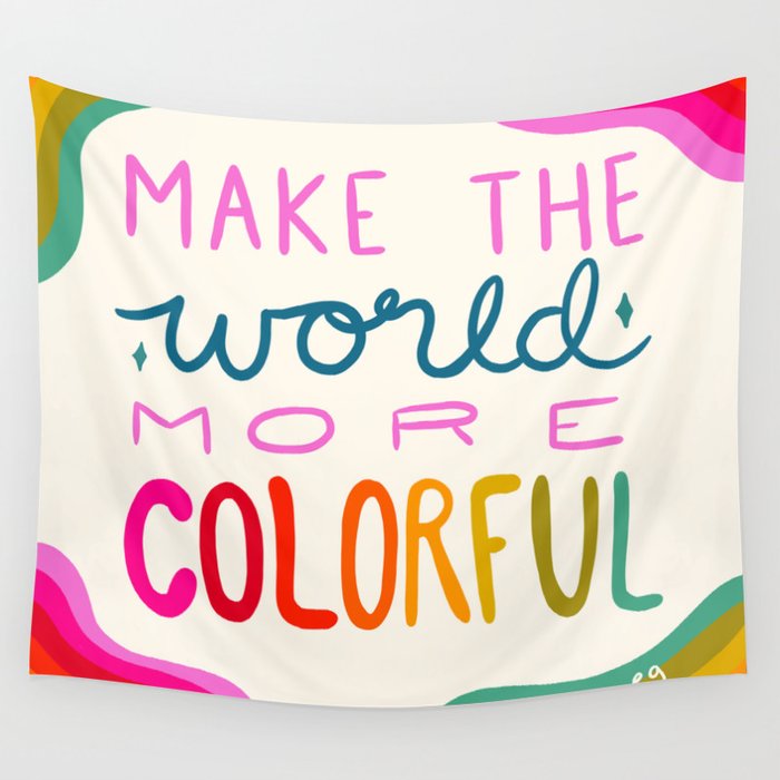 More Colorful Wall Tapestry