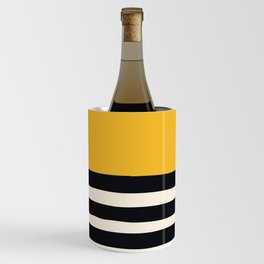 Mustard Yellow - Abstract Landscape Wine Chiller
