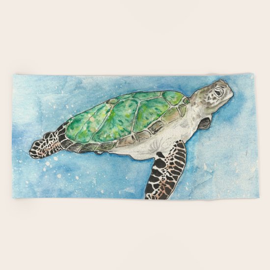 Sea Turtle Beach Towel
