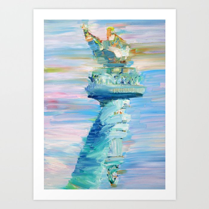STATUE OF LIBERTY - THE TORCH Art Print