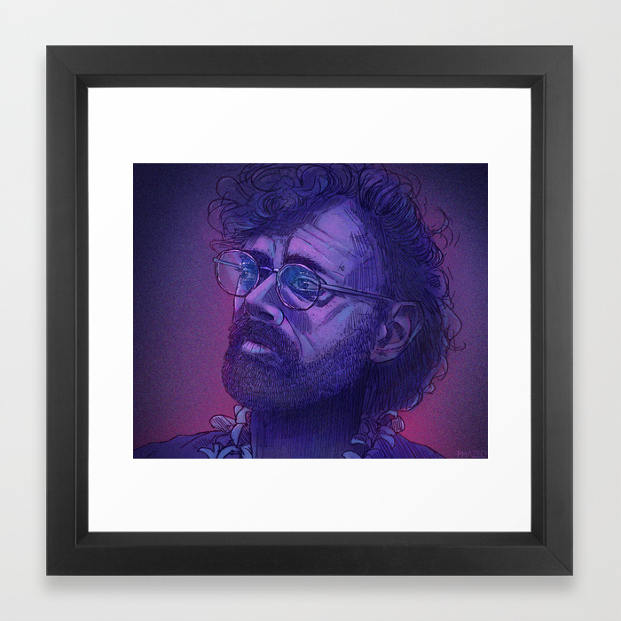 Terence Mckenna Framed Art Print By Phazed Society6