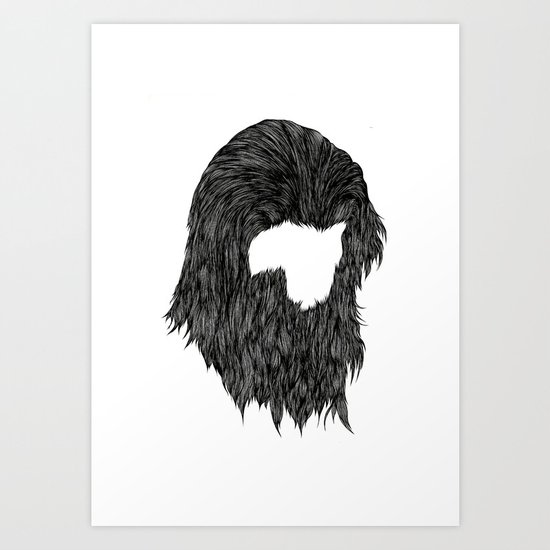Chewie Art Print