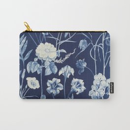 Cyanotype Painting (Roses, Orchids, Tulips, Fern, Fritillarias, etc) Carry-All Pouch