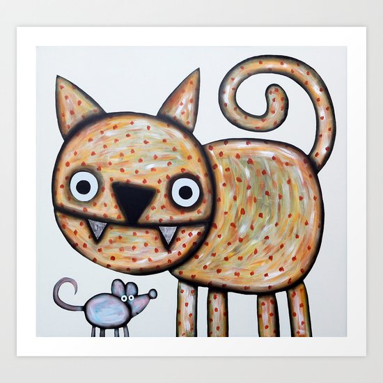 Secret meeting Art Print