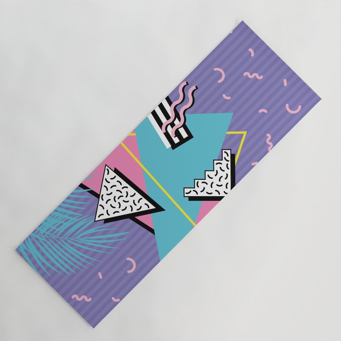 Memphis Pattern 57 - 80s - 90s Retro / 2nd year anniversary design Yoga Mat