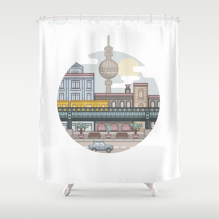 Berlin Shower Curtain