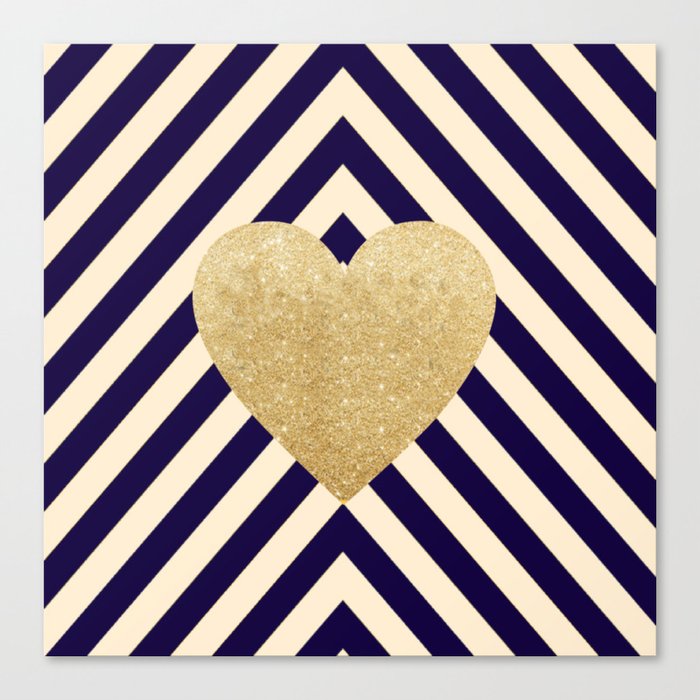 Heart of Gold Canvas Print