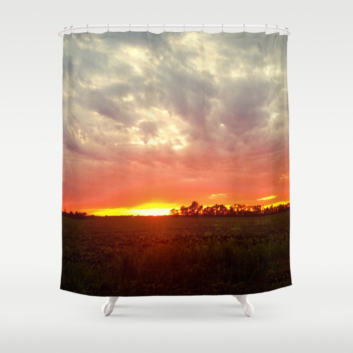 Chasing Fire Curtain Panel 2 Shower By Raever Chasing Fire Curtain Panel 2 Shower By Raever