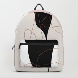 Infinity N.01 - Abstract Line Art Backpack
