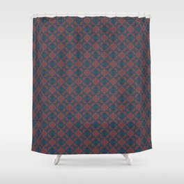 Geometric Texture Shower Curtain