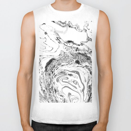 marble II #texture Biker Tank