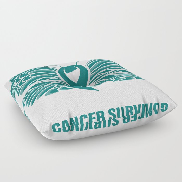 I Am A Cervical Cancer Survivor Floor Pillow