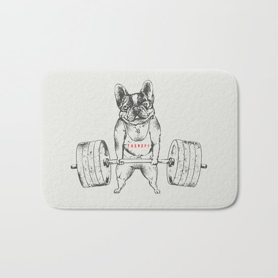 Frenchie Lift Bath Mat
