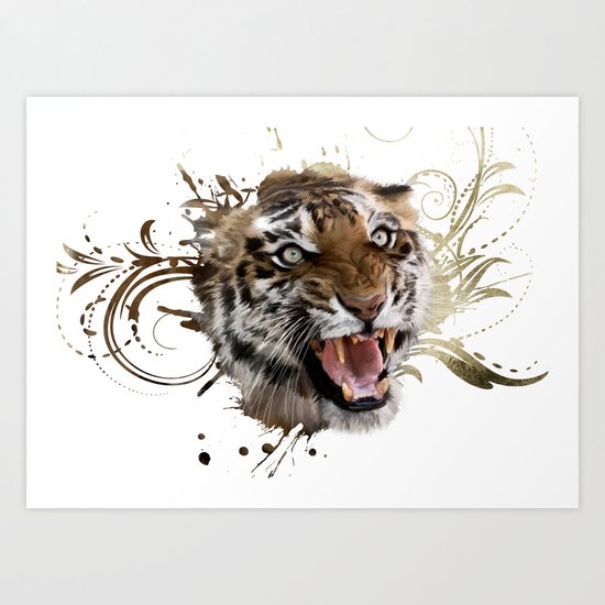 tiger Art Print