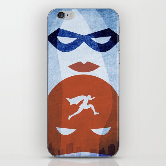 Nightly patrol Superheroes SF iPhone & iPod Skin